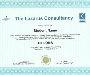 NLP Business Diploma or Diploma Course